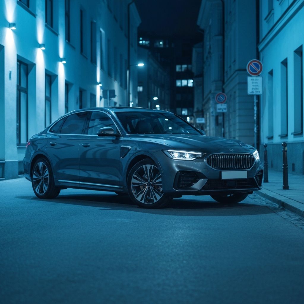 Bratislava city at night